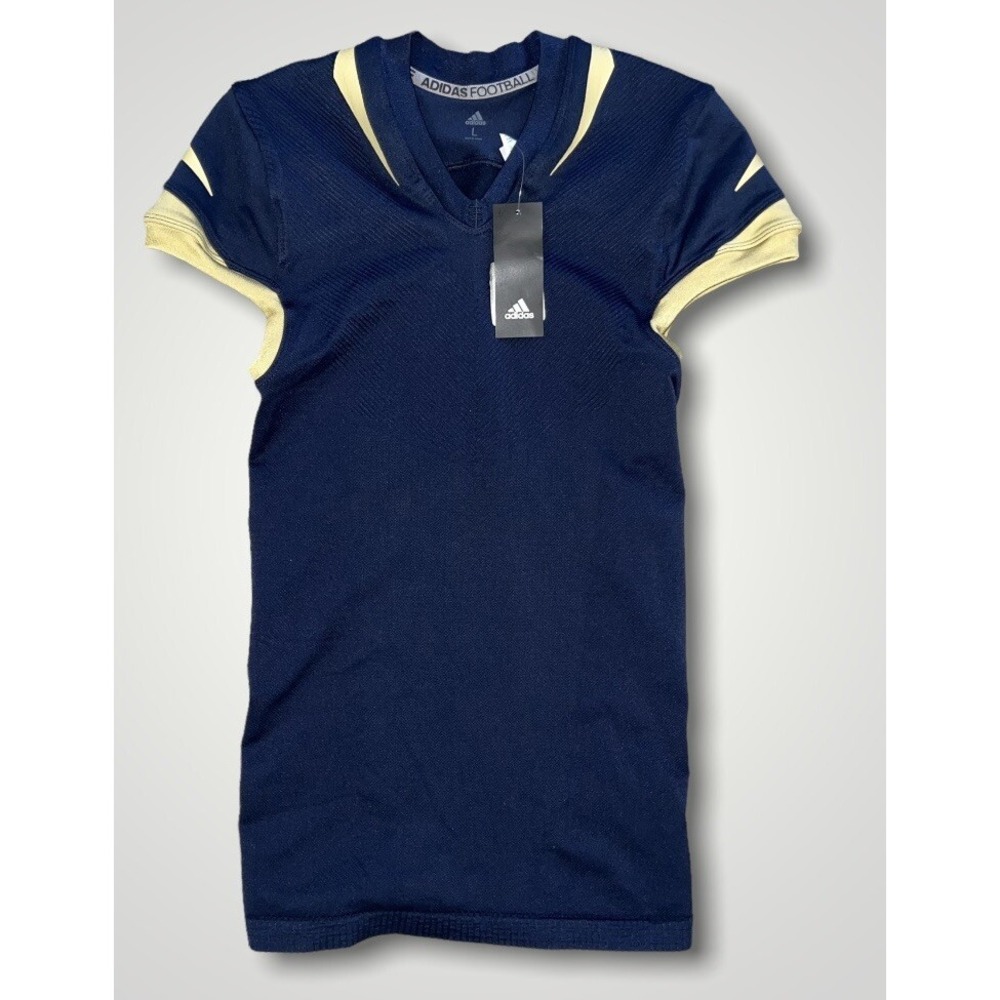 Adidas Georgia Tech On-Field Football Team Jersey Navy Blue Gold Boys Large NEW